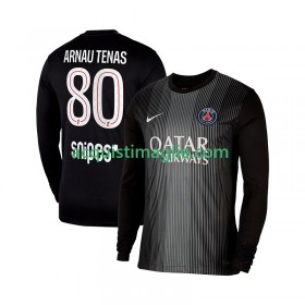 Divisa di Calcio Paris Saint Germain Arnau Tenas 80 Portiere Prima 2025/2026 Manica Lunga